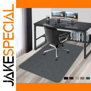 Dark Grey Office Floor Mat 90x120cm