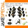 Black Open-Gear Guitar Tuning Pegs Set