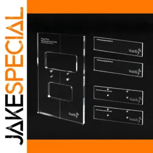 Acrylic Floyd Rose Routing Template Set