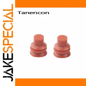 Red Silicone Blind Plugs for Automotive Connectors