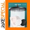 10-Inch Black Rainfall Ceiling Shower Head