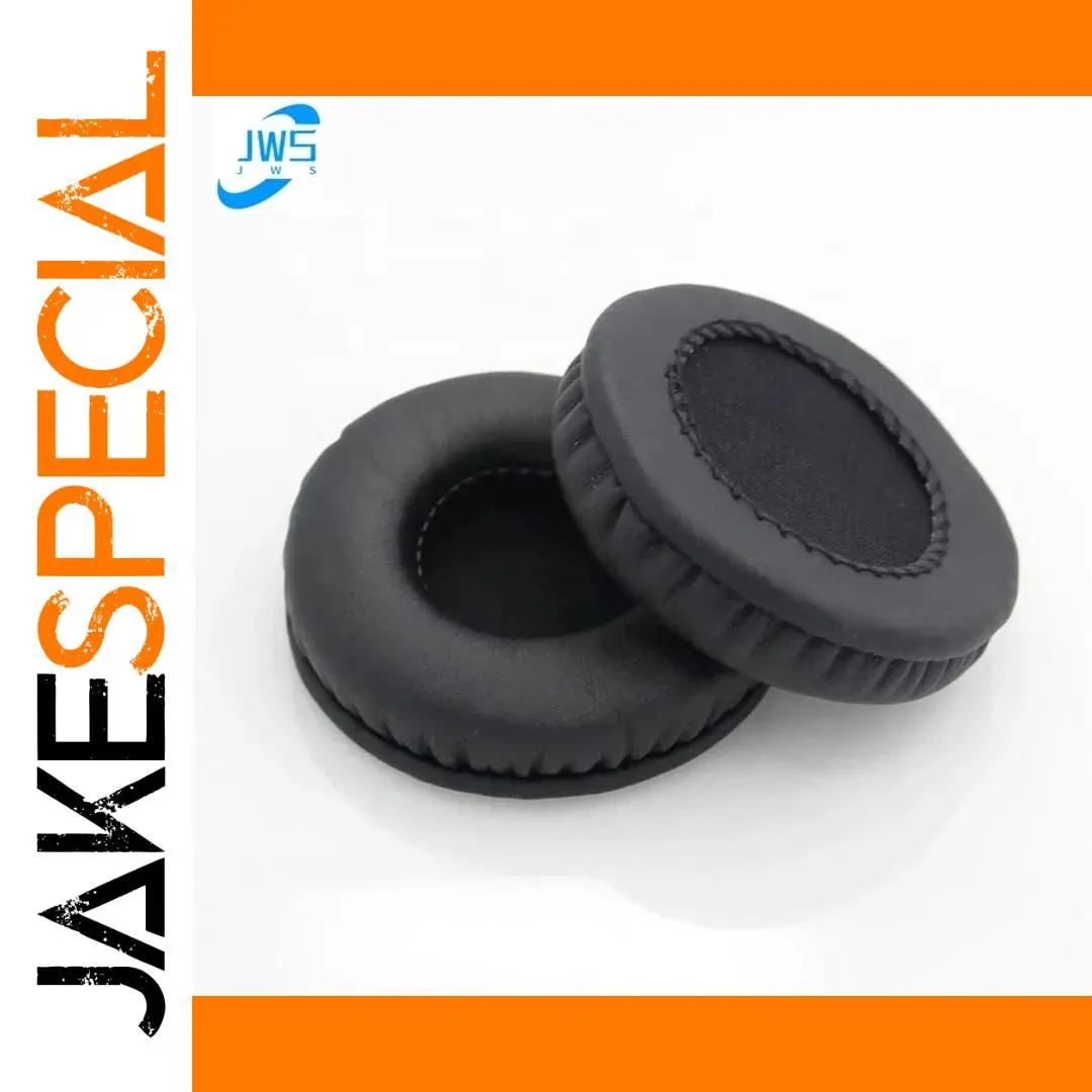 Black Leather Ear Pads for Sennheiser Headphones 1 Black Leather Ear Pads for Sennheiser Headphones