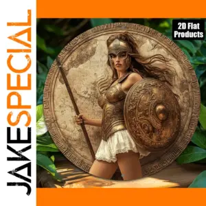 Vintage Woman-Themed Metal Sign 20x20cm or 30x30cm