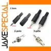 2.5mm Mono & Stereo Audio Jack Connectors Set