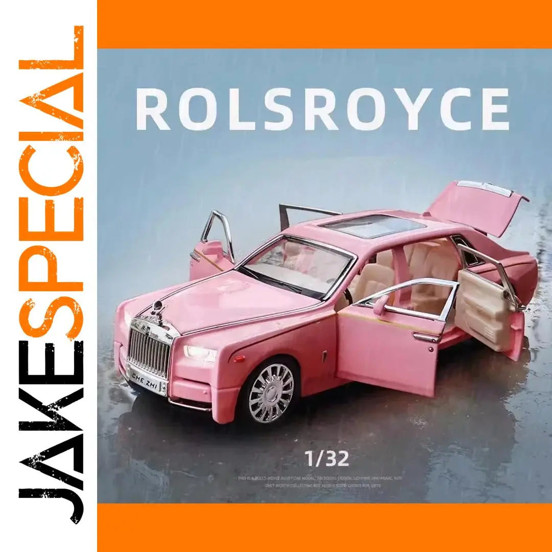 Pink 1:32 Scale Rolls-Royce Phantom Model 1 Pink 1:32 Scale Rolls-Royce Phantom Model