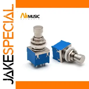 Blue 3PDT Guitar Pedal Switches Set of 12