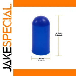 Blue Rubber LED Covers for 5mm Wheat Bulbs