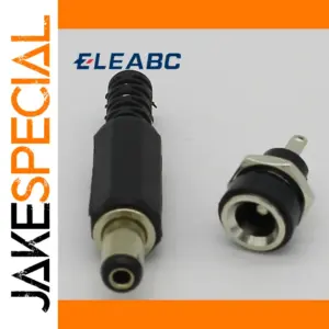 2.1x5.5mm DC Power Connector Kit for Electronics
