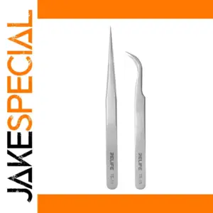 High-Precision Stainless Steel Tweezers Set for Electronics