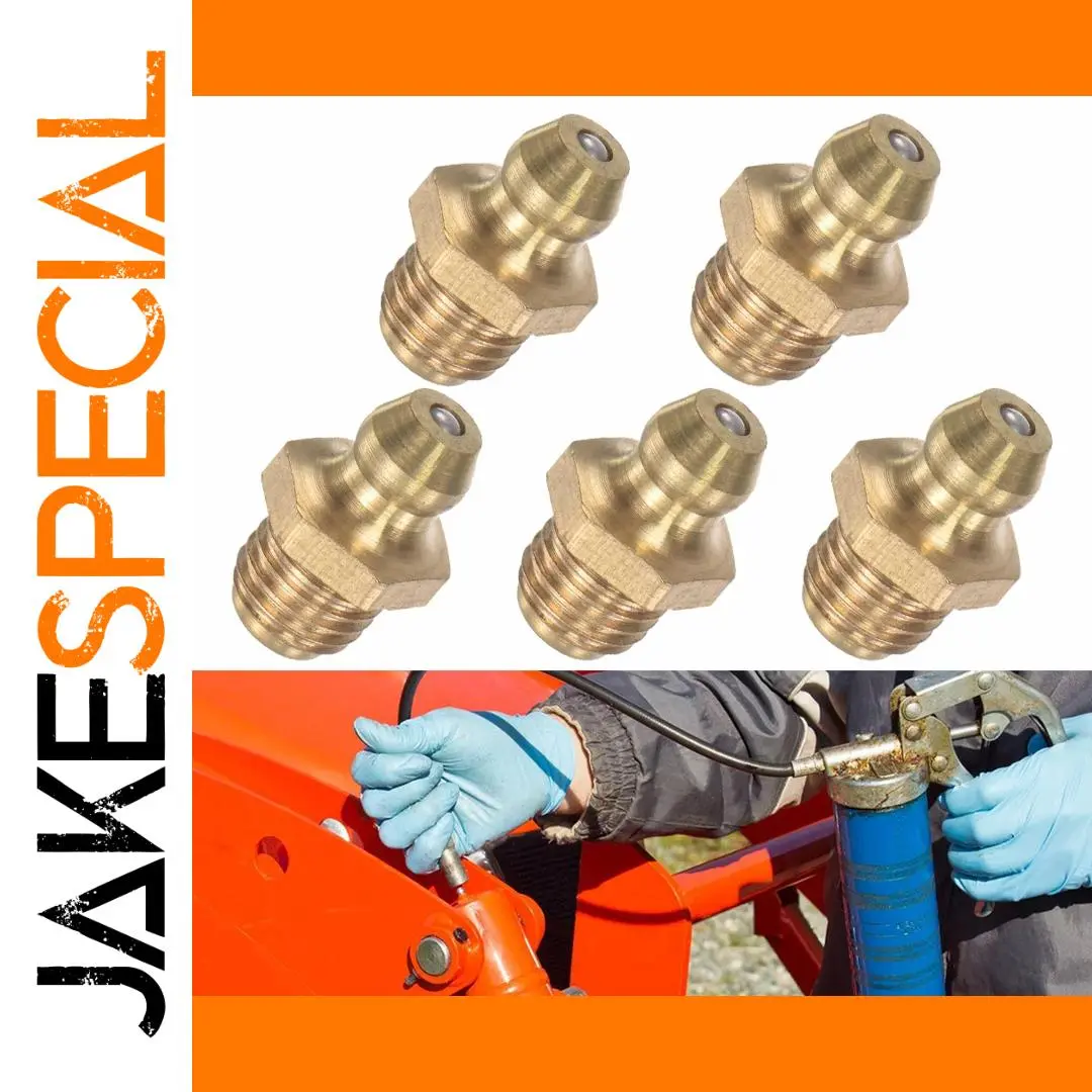 Brass Grease Fittings Set for Machinery 1 Brass Grease Fittings Set for Machinery