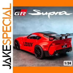 Red Toyota Supra 1:22 Diecast Model by Maisto