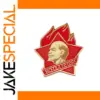 Vladimir Lenin Golden Profile Lapel Pin