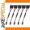 RC Servo Y Extension Cables Bundle (5 Pack)