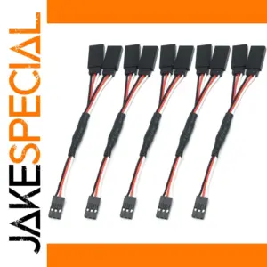 RC Servo Y Extension Cables Bundle (5 Pack)