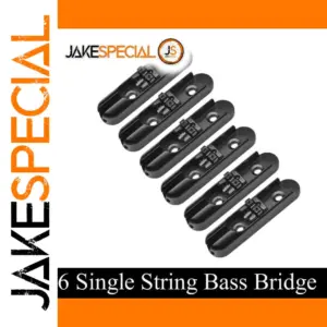 6-Piece Bass Bridge Saddle Set for Enhanced Sound