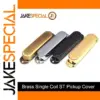 Brass Single Coil Pickup Covers for Strat-Style Guitars