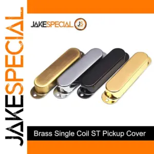 Brass Single Coil Pickup Covers for Strat-Style Guitars