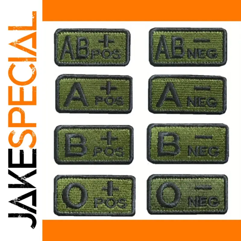 Express Your Style with the Embroidered Blood Type Patches Set of 8 1 81e28c766b1e47479bbfde58 product image