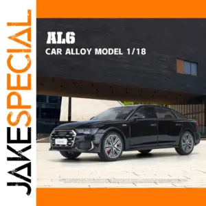 1:18 Scale Black Luxury Sedan Model