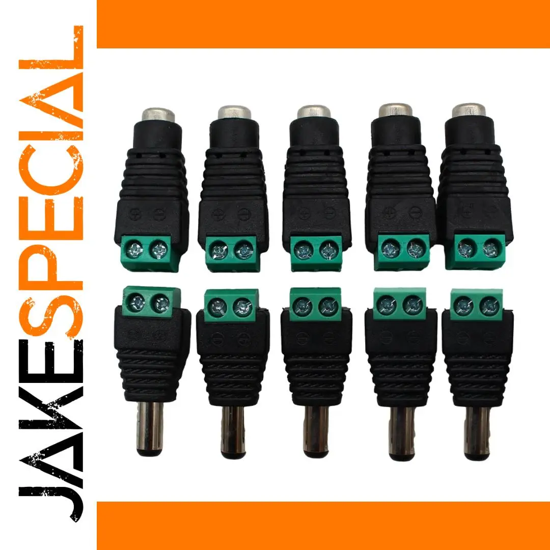 ELEABC 5.5mm x 2.1mm DC Power Plug Adapter Set 1 ELEABC 5.5mm x 2.1mm DC Power Plug Adapter Set