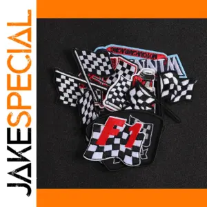 F1 Racing Embroidery Cloth Patch Set