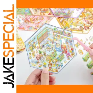 Kawaii Mini Scene Sticker Set for Kids