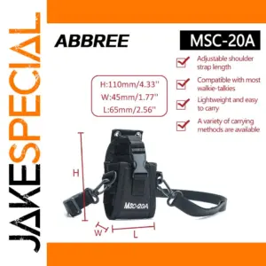 MSC-20A Tactical Radio Pouch for Durability