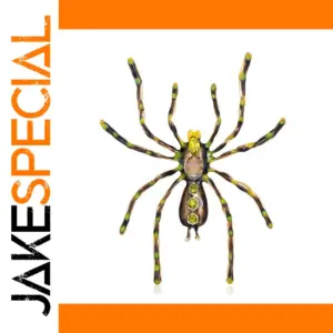 Bold Exaggerated Spider Brooch