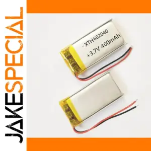 602040 Lithium Polymer Rechargeable Battery 3.7V 400mAh