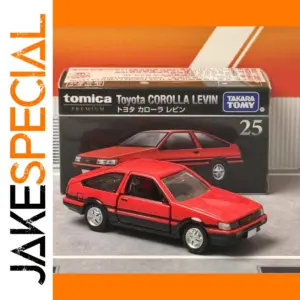 Takara Tomy Toyota Corolla Levin Model 1:64 Red