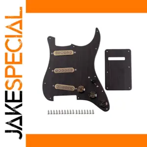 Strat SSS Prewired Rosewood Pickguard Kit