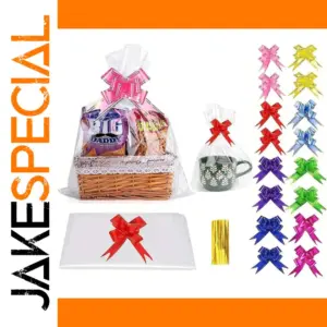 Large Colorful Cellophane Gift Bags Pack of 20-30