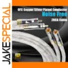 High-Fidelity Silver-Plated RCA Cable (0.2m-2.5m)
