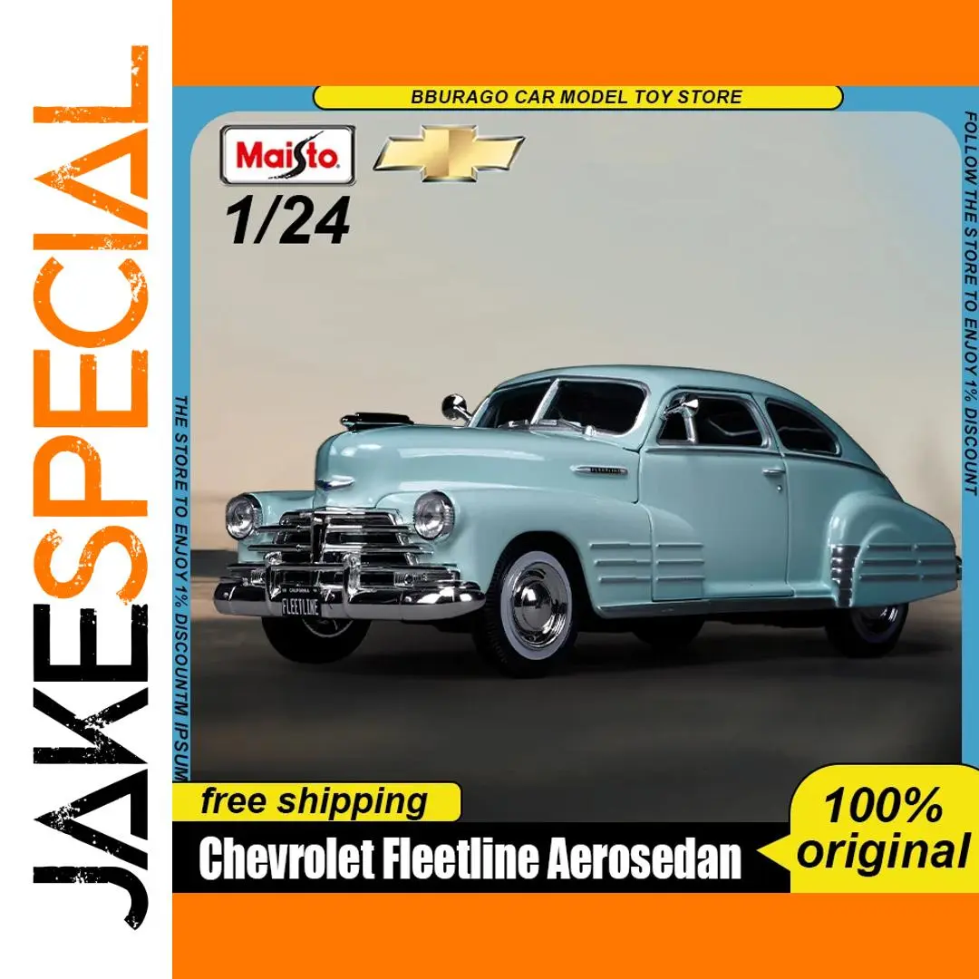 1948 Chevrolet Fleetline Aerosedan Diecast Model 1 1948 Chevrolet Fleetline Aerosedan Diecast Model