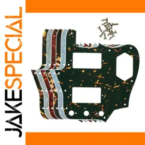 Flame Pattern Pickguard for US Jaguar