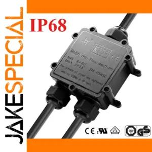 IP68 Waterproof Outdoor Junction Box with Sealing Glands