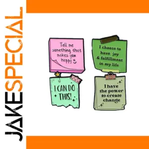 Inspirational Pastel Badge Set for Jackets