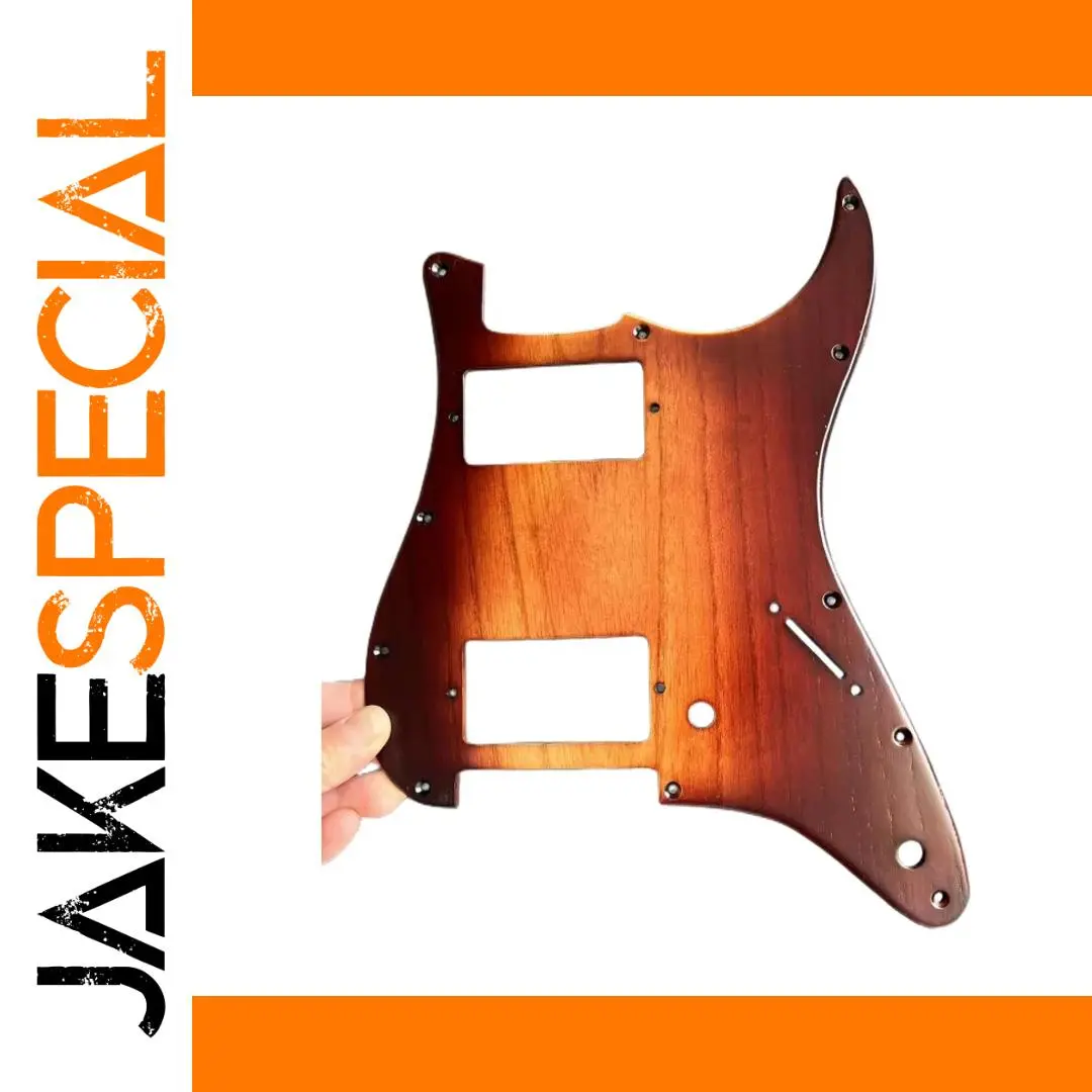 Spalted Maple HH Guitar Pickguard 1 Spalted Maple HH Guitar Pickguard