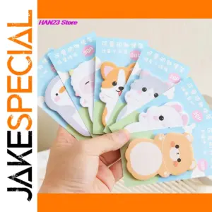 Cartoon Animal Memo Pad Collection Set