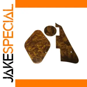 Handmade Bird's Eye Wood Guitar Part Set