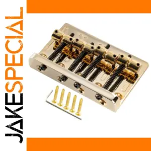 Heavy-Duty Gold F-Style Bass Bridge