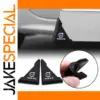 Car Door Corner Protectors Black Silicone Set of 2