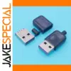 USB 3.0 Male Connector Kit with Protective Covers