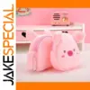 Pink Plush Pig Purse for Adults