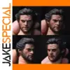 Realistic 1/6 Uncle Wolf Head Sculpture for Action Figures