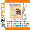 Double-Ended Acrylic Markers Set with 12, 24, or 36 Colors