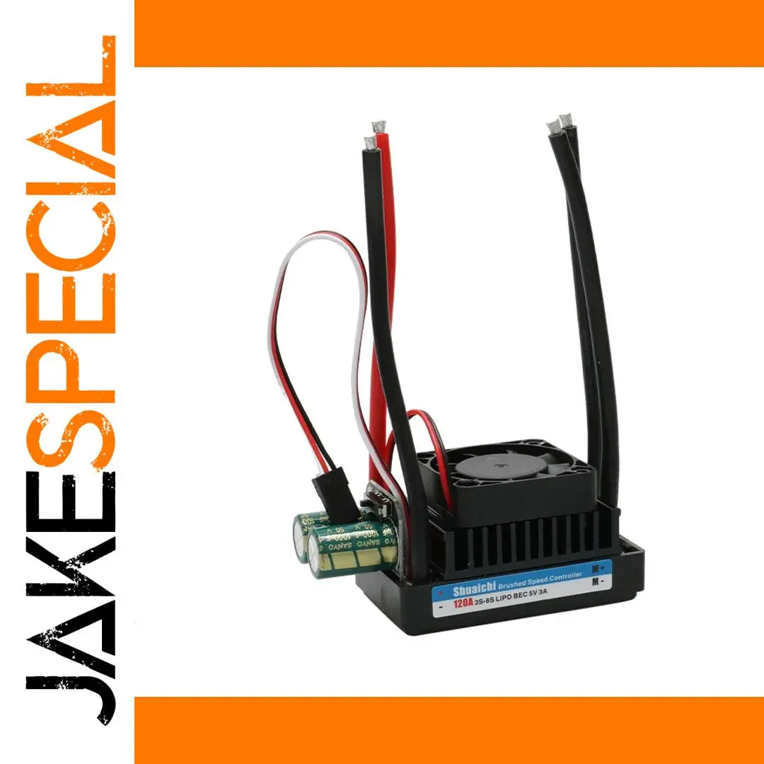 Dual-Way Brushed ESC for RC Crawlers 1 Dual-Way Brushed ESC for RC Crawlers