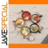 Simulation Food Key Chain with Mini Ramen Bowl