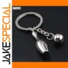 Durable Zinc Alloy Keychain with Bowling Charm