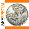 Egyptian Mythology-Inspired Silver Coin Replica